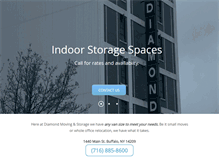 Tablet Screenshot of diamondmovingbuffalo.com